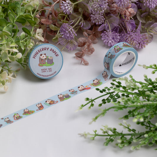 Opossum Washi Tape | 15mm x 10m | W042