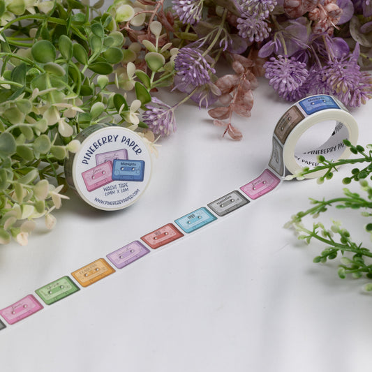 Era Cassettes Washi Tape | 15mm x 10m | W201