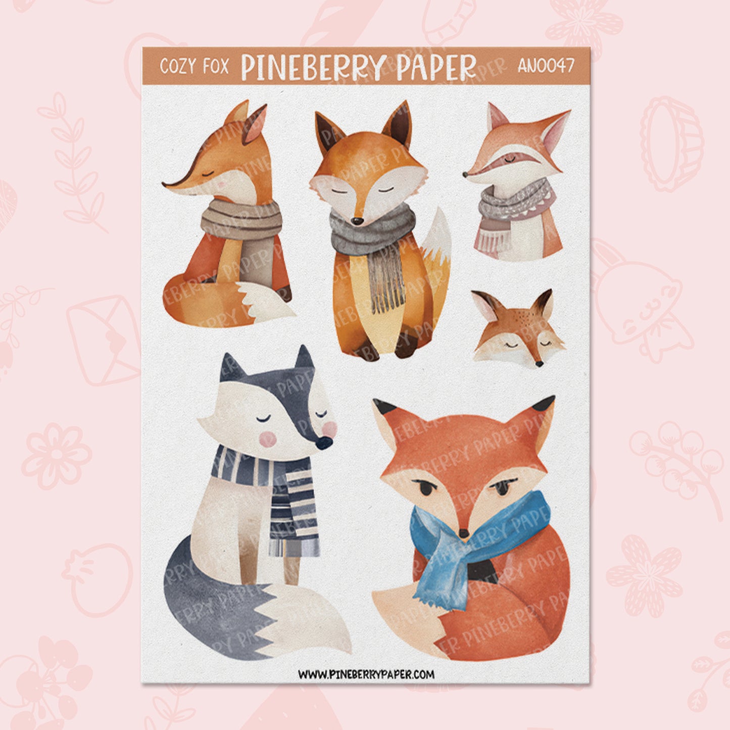 Autumn Fox Set | AN0046 & AN0047