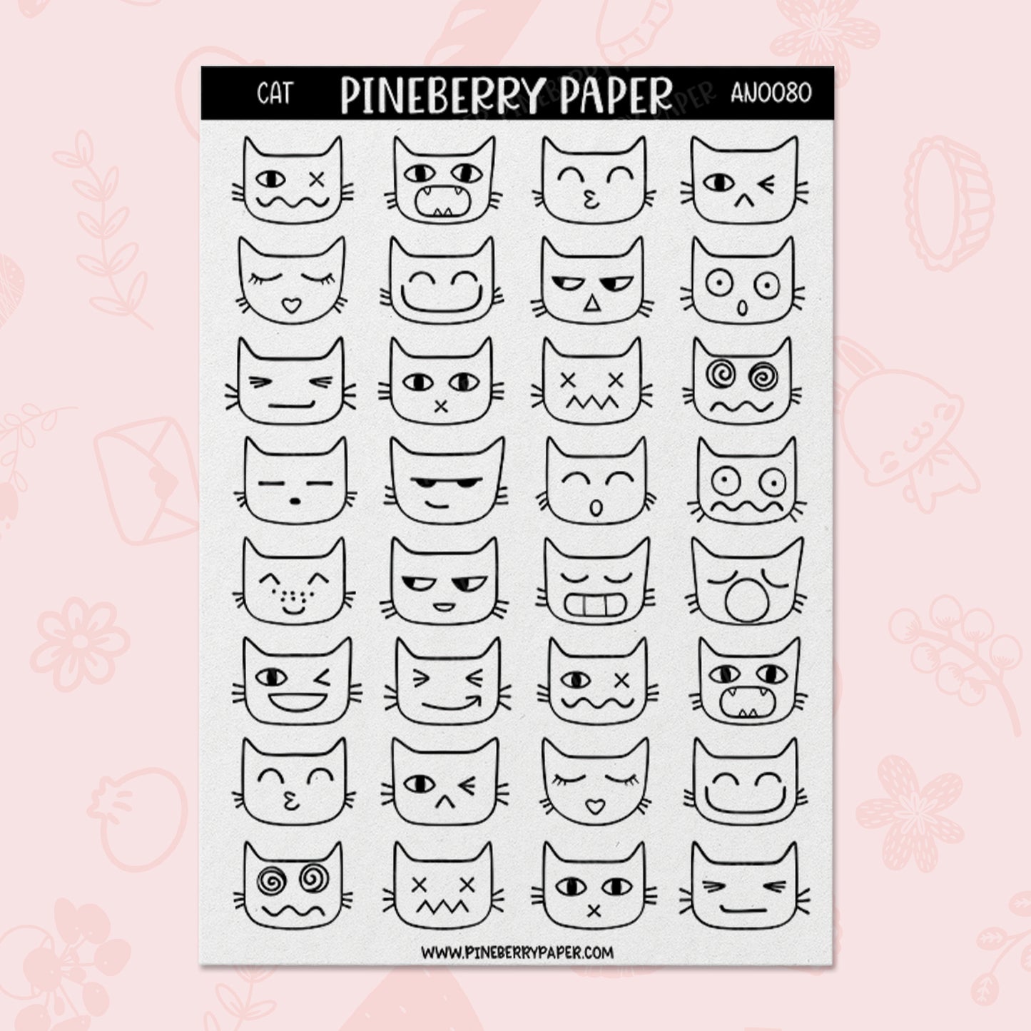 Funny Cat Faces  | AN0080