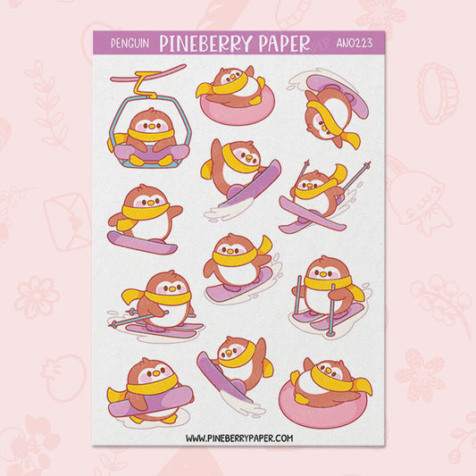 Winter Sport Penguin | AN0223