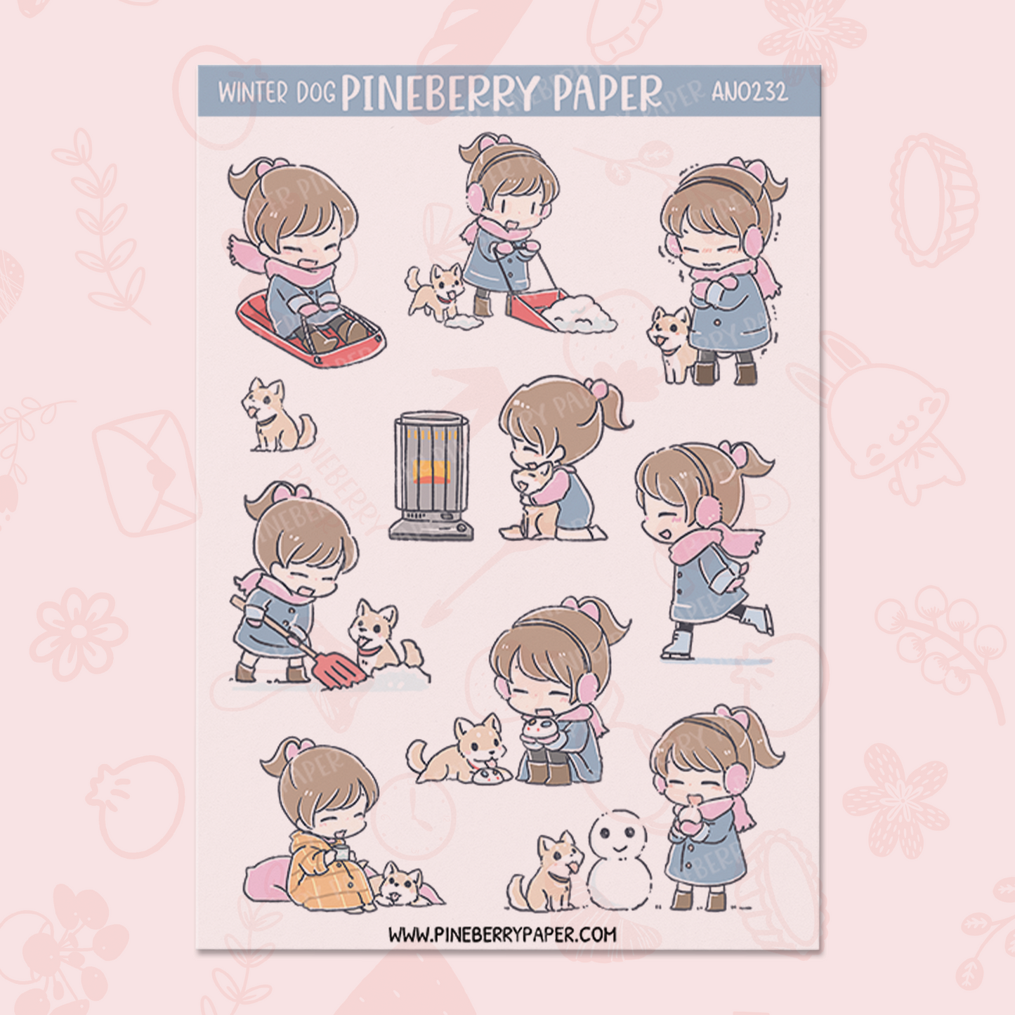 Puppy Set | AN0012 & AN0232 | Transparent Matte