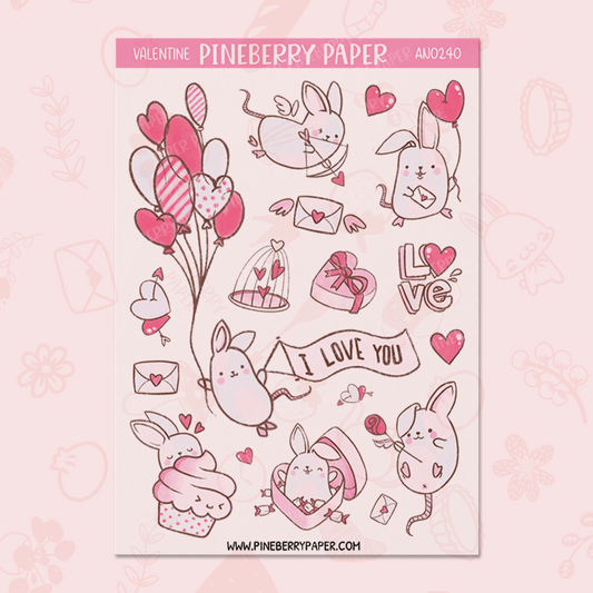 Valentine Rat Bunny | AN0240