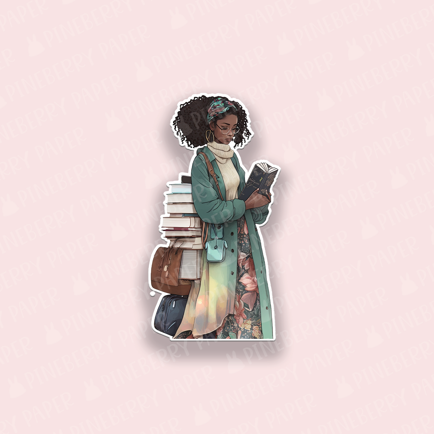 Book Girl 2 Vinyl Sticker