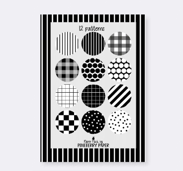 Black & White Paper Pack
