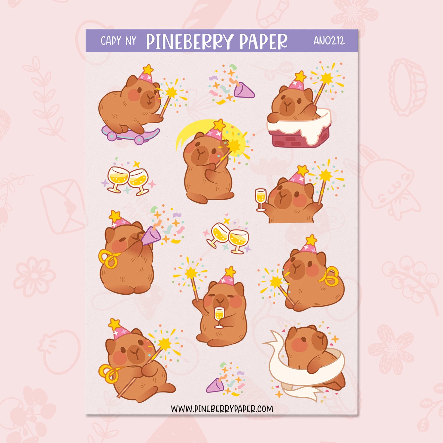 Capybara New Year | AN0212