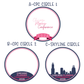 2026 CPC Shaker Keychain | Planner | Stamp | Skyline Circle | CPC Circle *PRE-ORDER ships by end of September