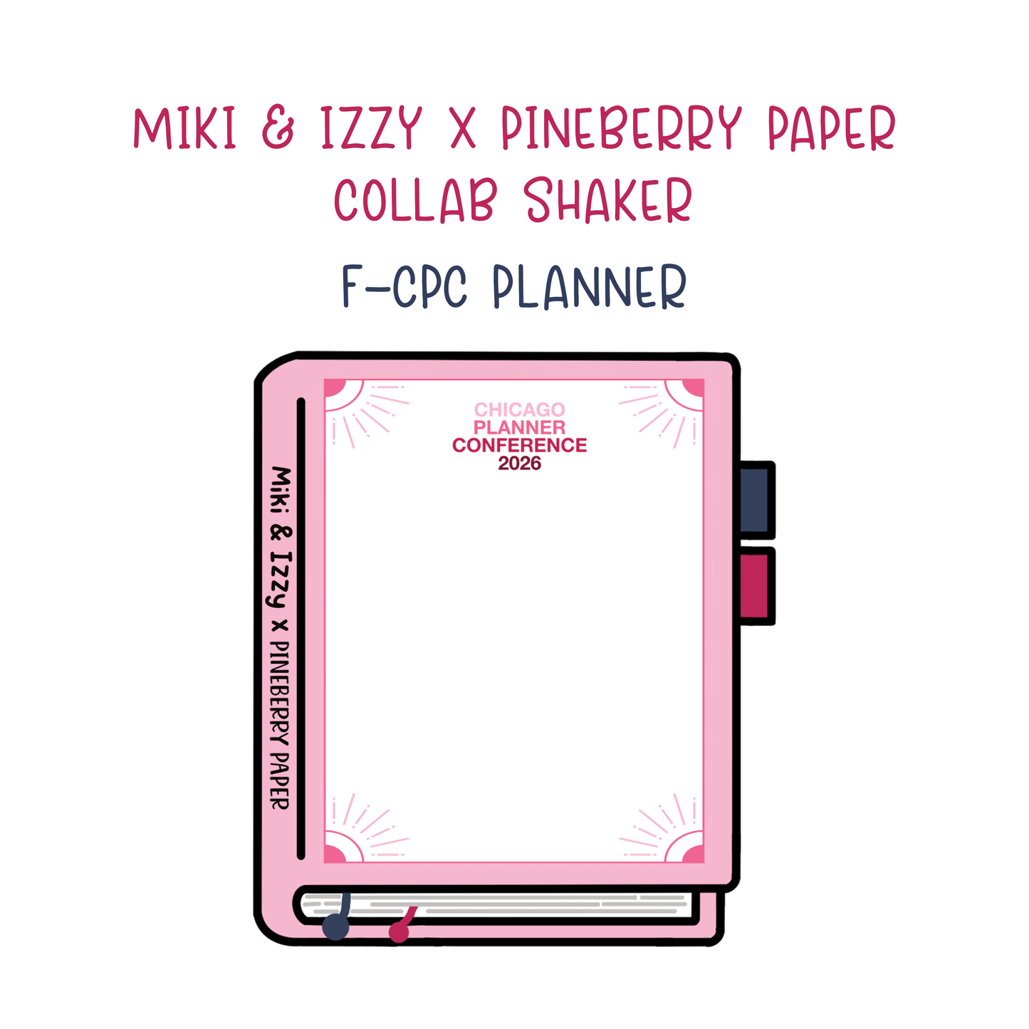 2026 CPC Shaker Keychain | Planner | Stamp | Skyline Circle | CPC Circle *PRE-ORDER ships by end of September