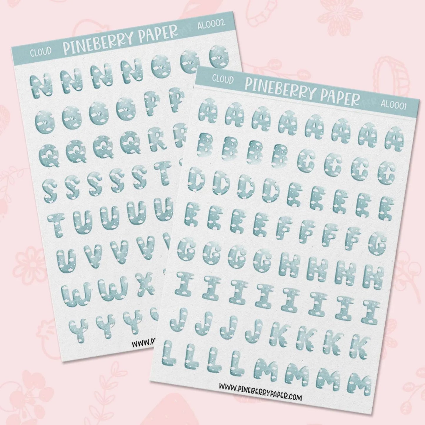 Cloud Alphabet Set | AL0001