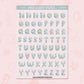 Cloud Alphabet Set | AL0001