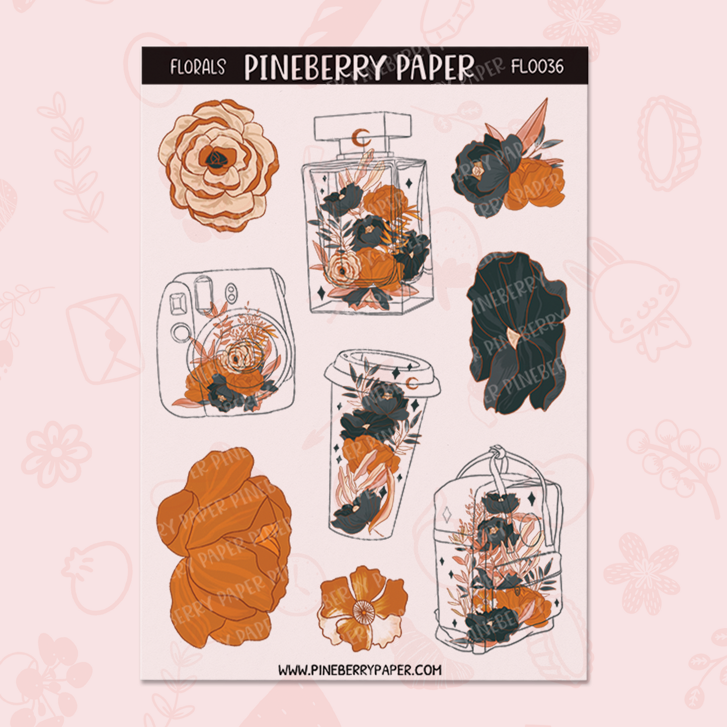 Dark Florals | FL0036