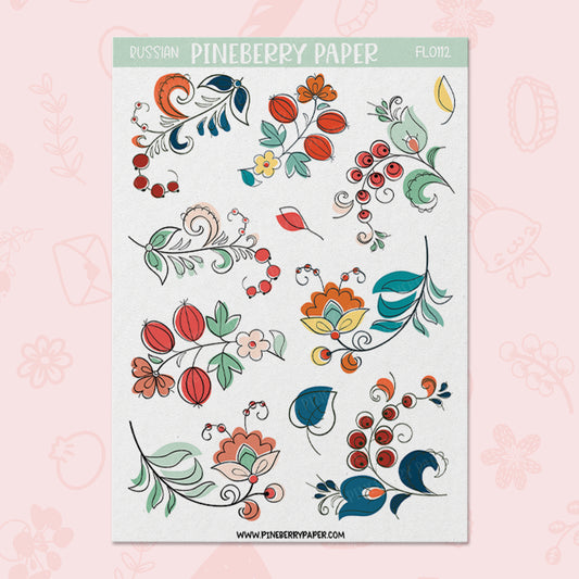 Russian Folk Floral | FL0112