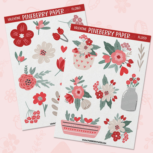 Valentine Floral Set | FL0159 & FL0160