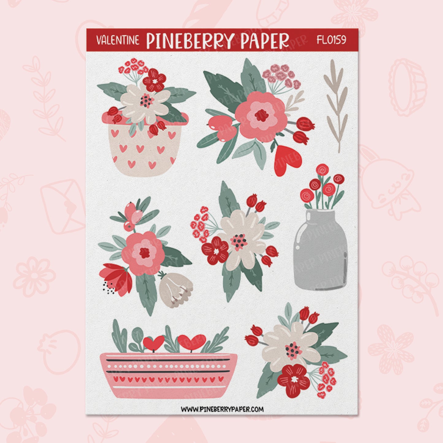 Valentine Florals 1 | FL0159