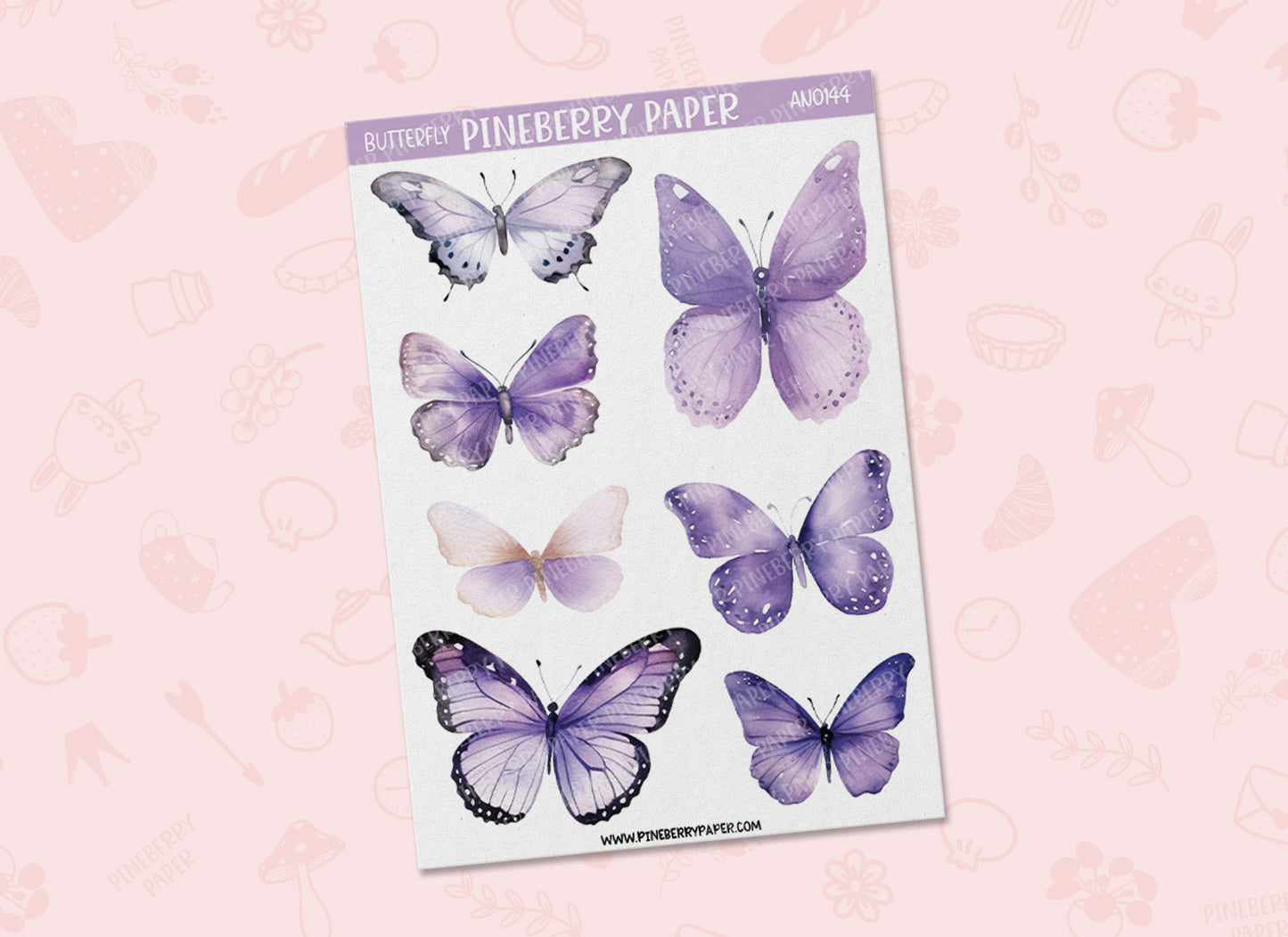 Purple Butterflies | AN0144