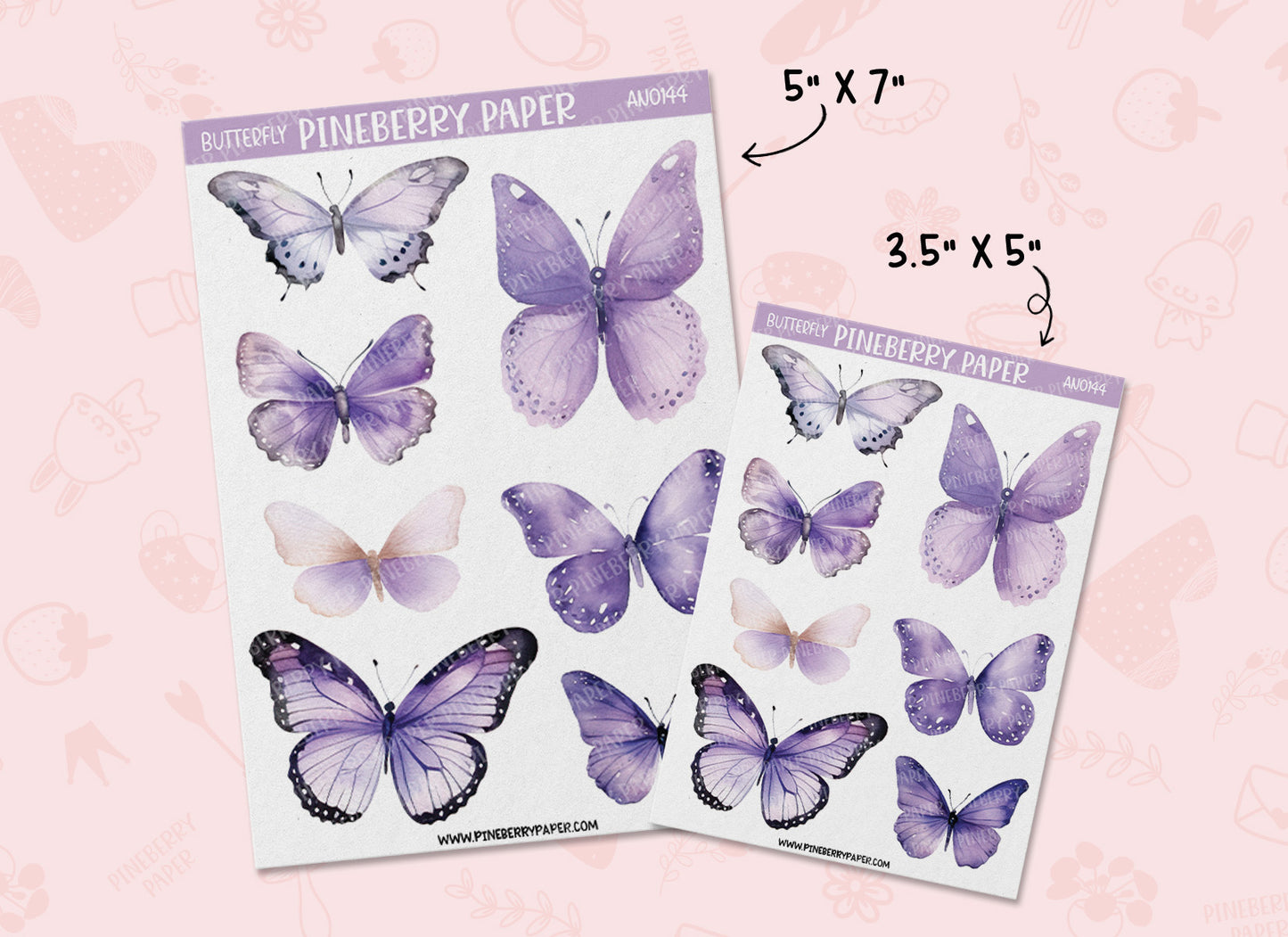 Purple Butterflies | AN0144