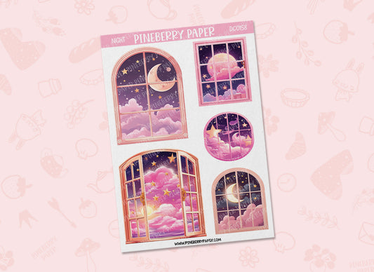 Pink Night Window | DC0158