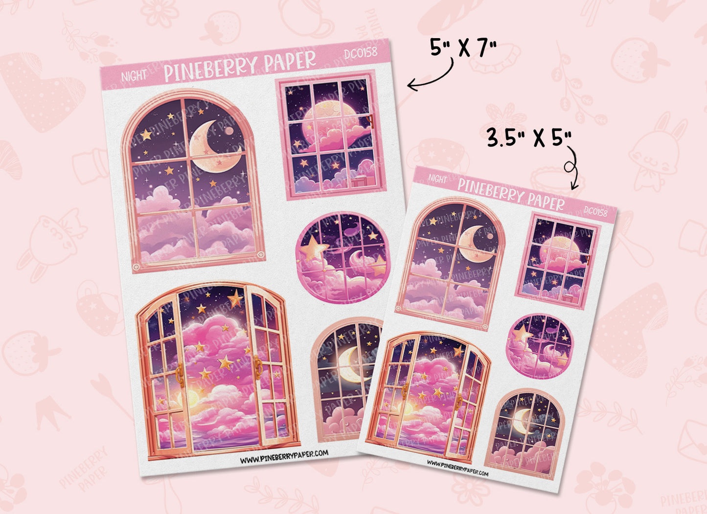 Pink Night Window | DC0158