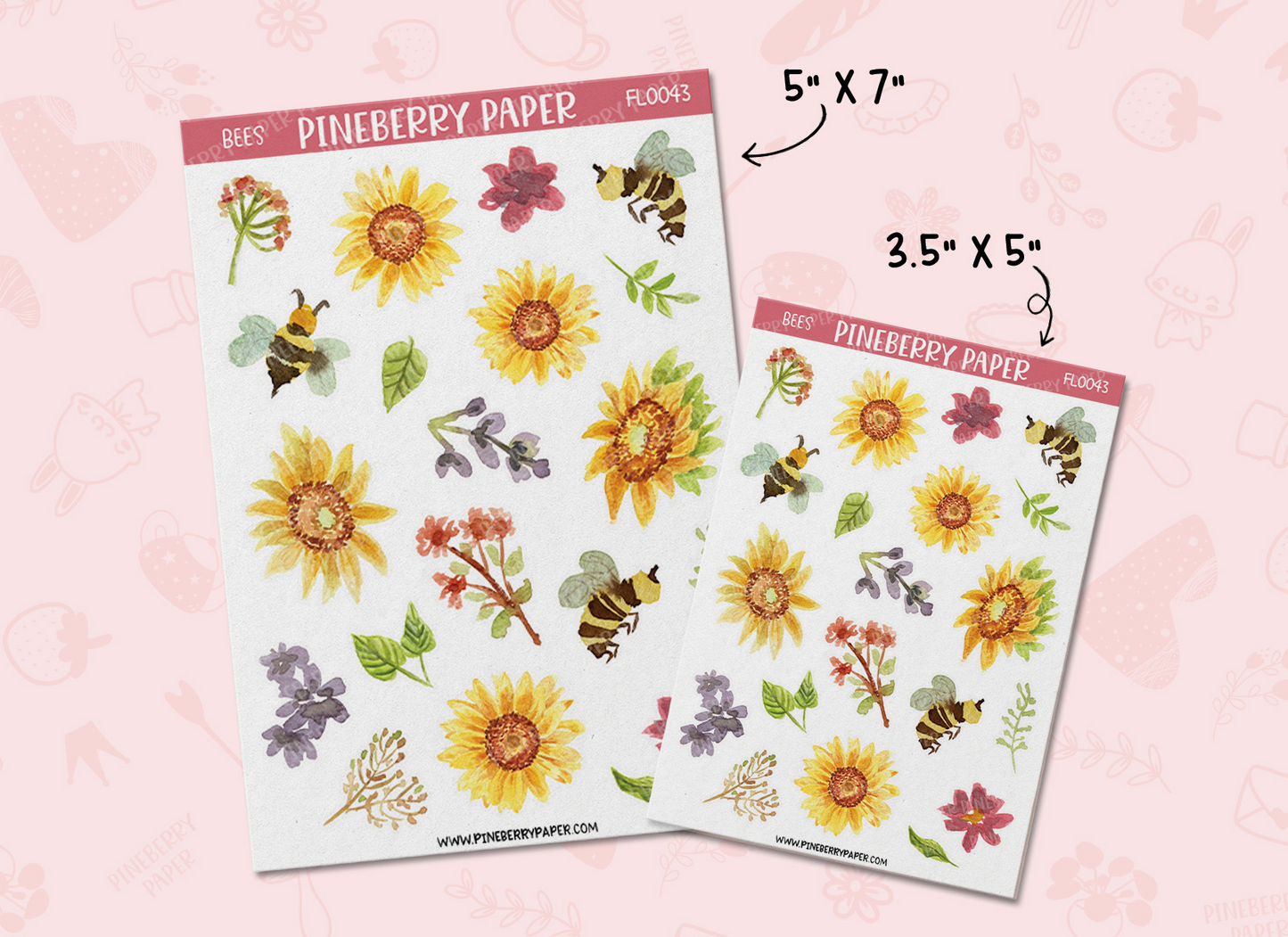 Sunflowers & Bees  | FL0043
