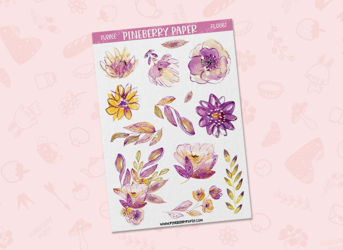 Purple Florals | FL0061