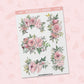 Pink Outlined Florals | FL0106