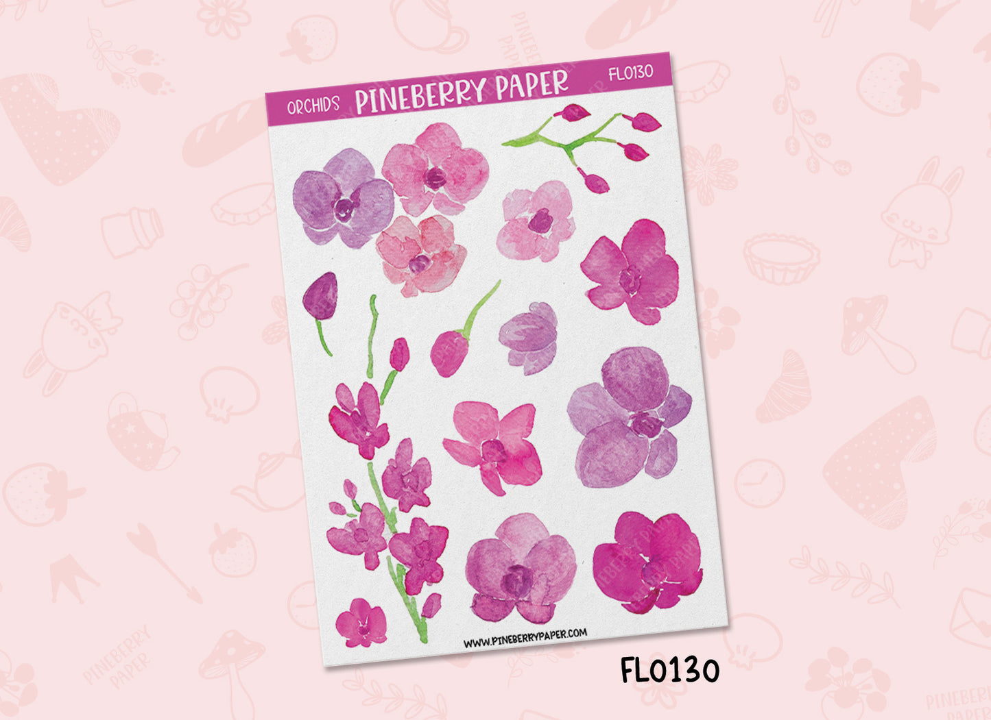 Pink Orchid | FL0129 | FL0130