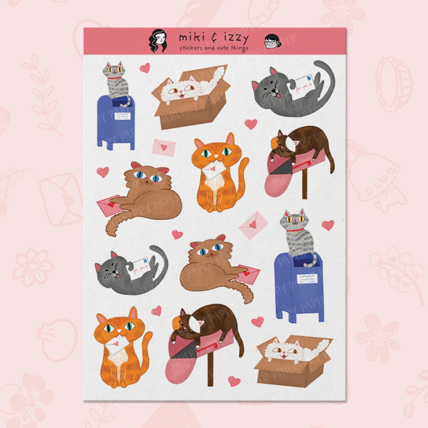 Mail Cats by Miki & Izzy