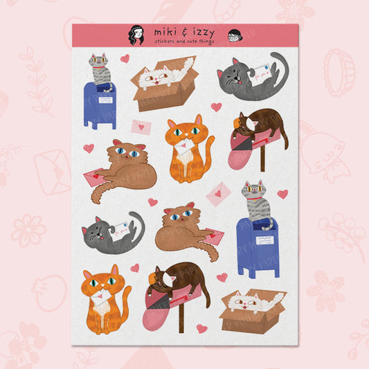 Mail Cats by Miki & Izzy