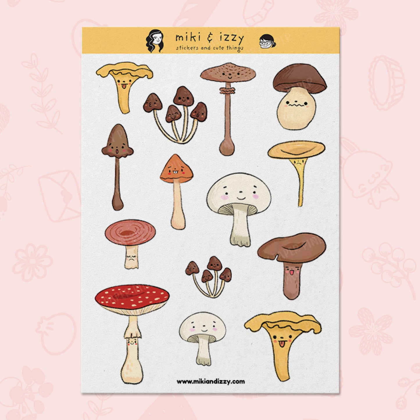 Mushroom Friends by Miki & Izzy