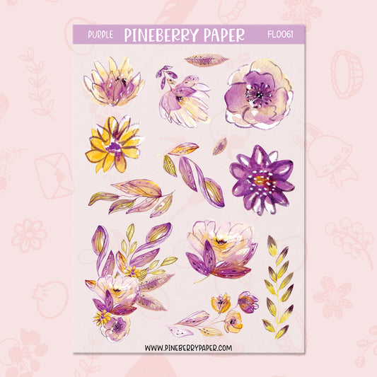 Purple Flowers | FL0061