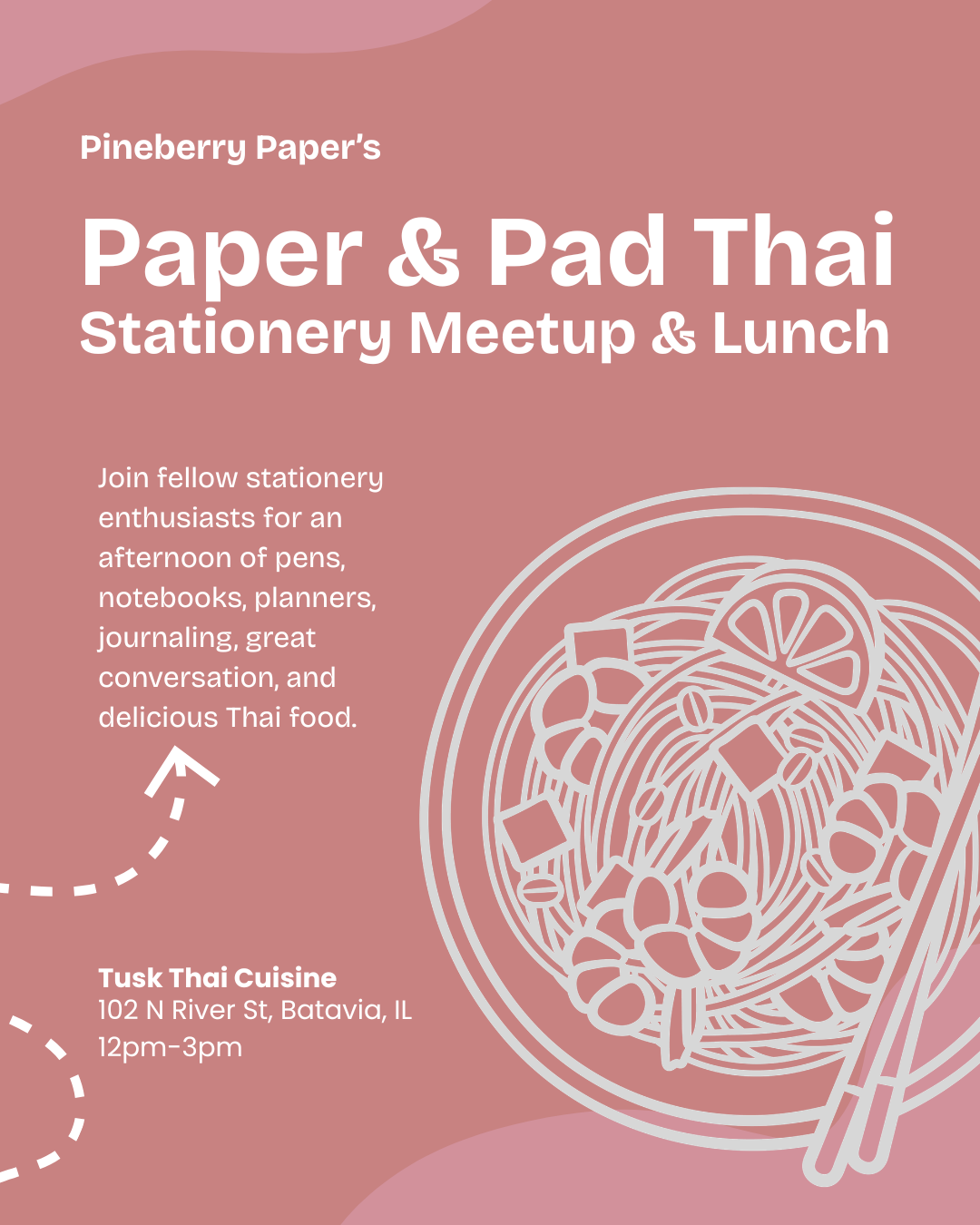 Paper & Pad Thai | Stationery Meetup & Lunch