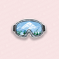 Ski/Snowboard Goggle Vinyl Sticker