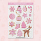 Pink Christmas Sugar Cookies | SL0065