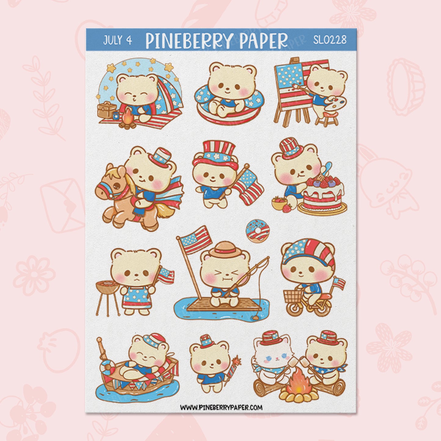 4th of July Bears | SL0228