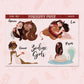 Zodiac Girls Set | CH0076 | CH0077 | CH0078 | Transparent Matte Material