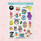 90s Set | DC0026 | DC0027 | DC0028 | DC0029 | 4 sheet set