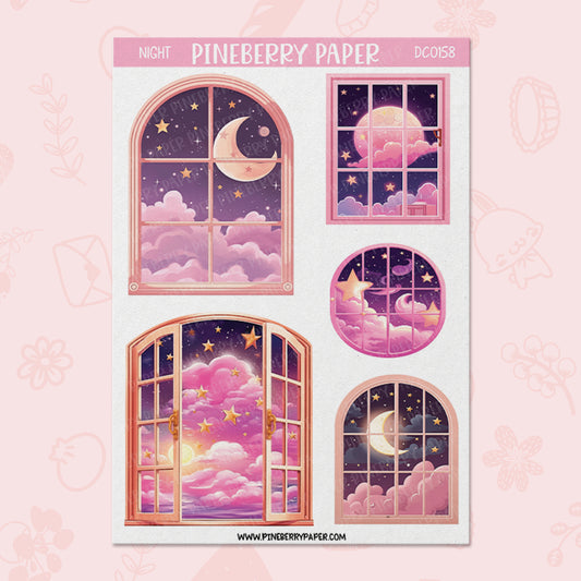 Pink Night Window | DC0158