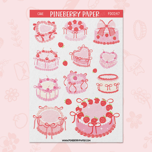 Vintage Pink Cakes | FD0247