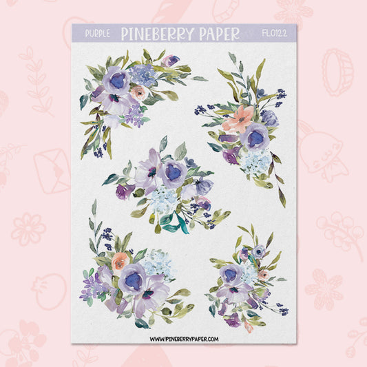 Light Purple Florals | FL0122
