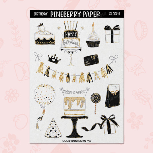 Black & Gold Birthday | SL0041
