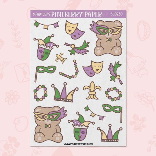 Mardi Gras Bears | SL0230