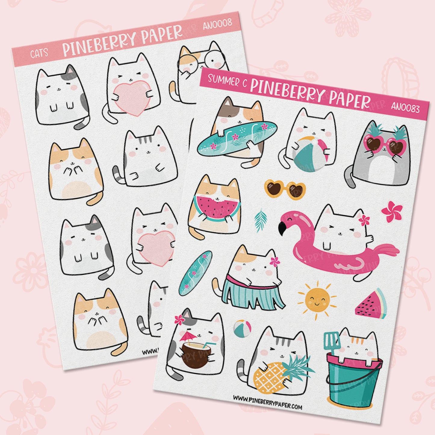 Cute Cat Set | AN0008 & AN0083