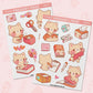 Stationery Cat Set | AN0096 & AN0097 | Transparent Matte