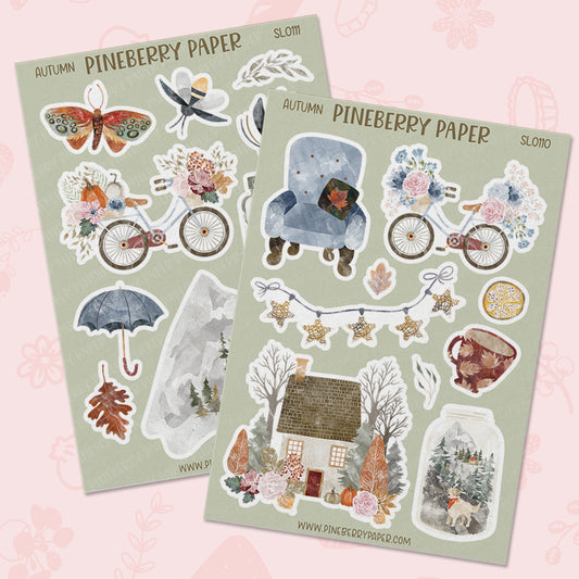 Autumn Cottage Set | SL0110 | SL0111 | Transparent Matte