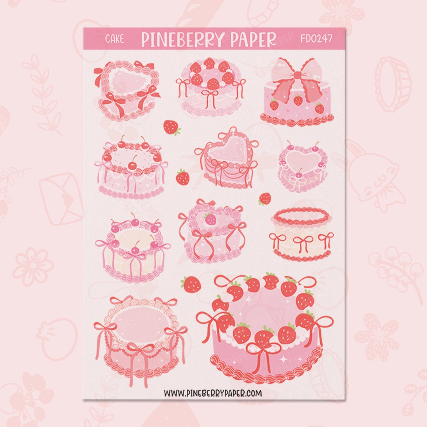 Pink Vintage Cake | FD0247