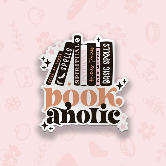 Bookaholic Vinyl Sticker