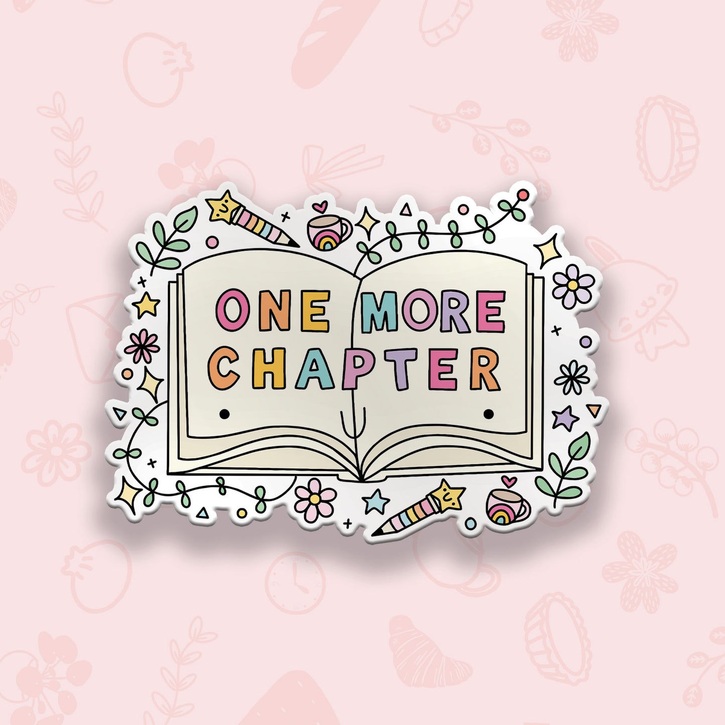 One More Chapter Vinyl Sticker