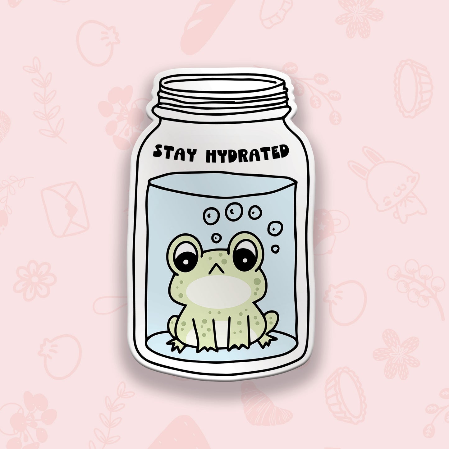 Stay Hydrated Vinyl Sticker