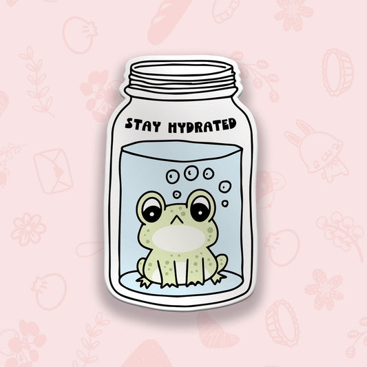 Stay Hydrated Vinyl Sticker