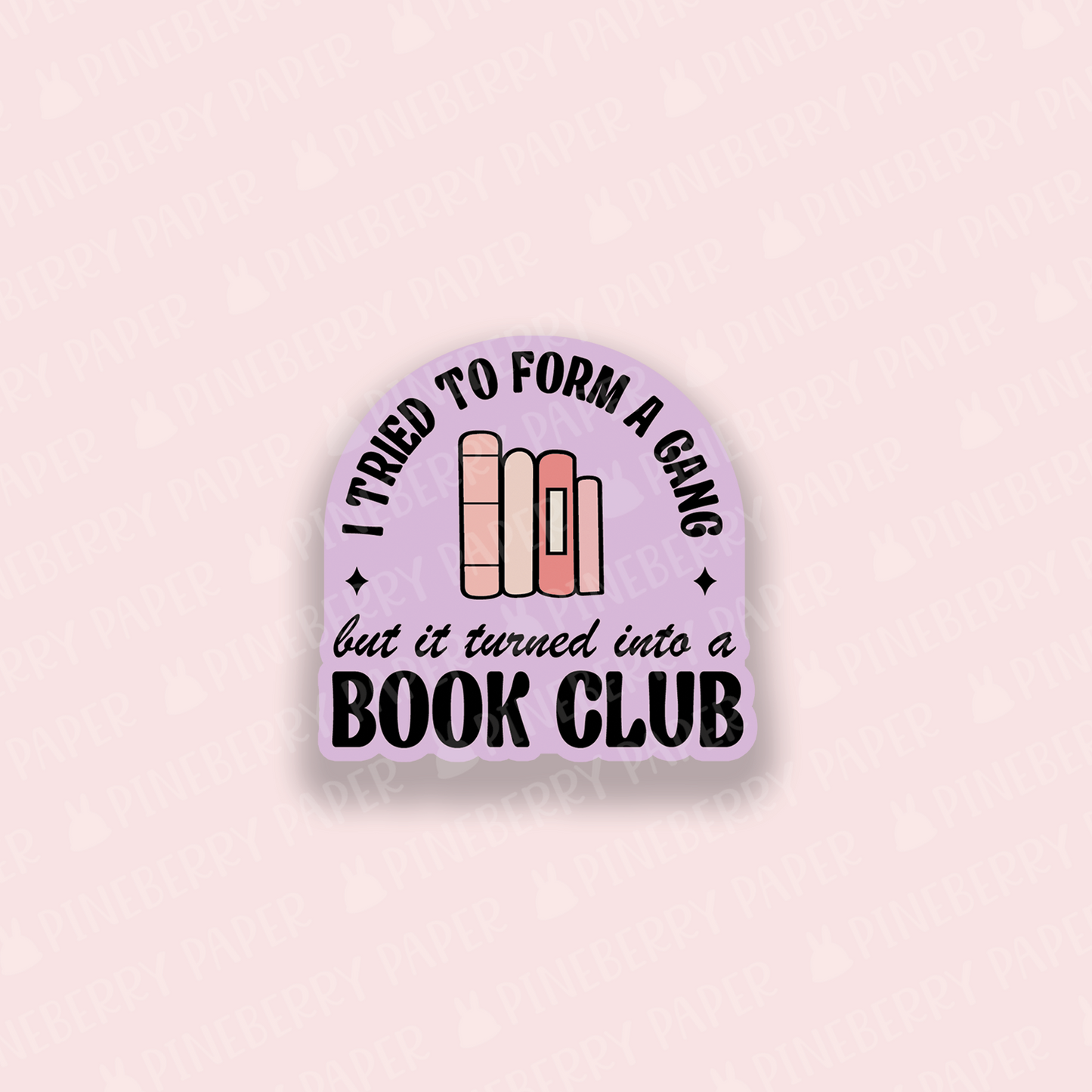 Book Club Vinyl Sticker